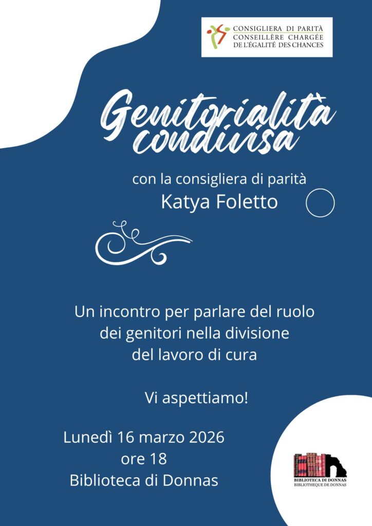 Locandina incontro Genitorialità condivisa