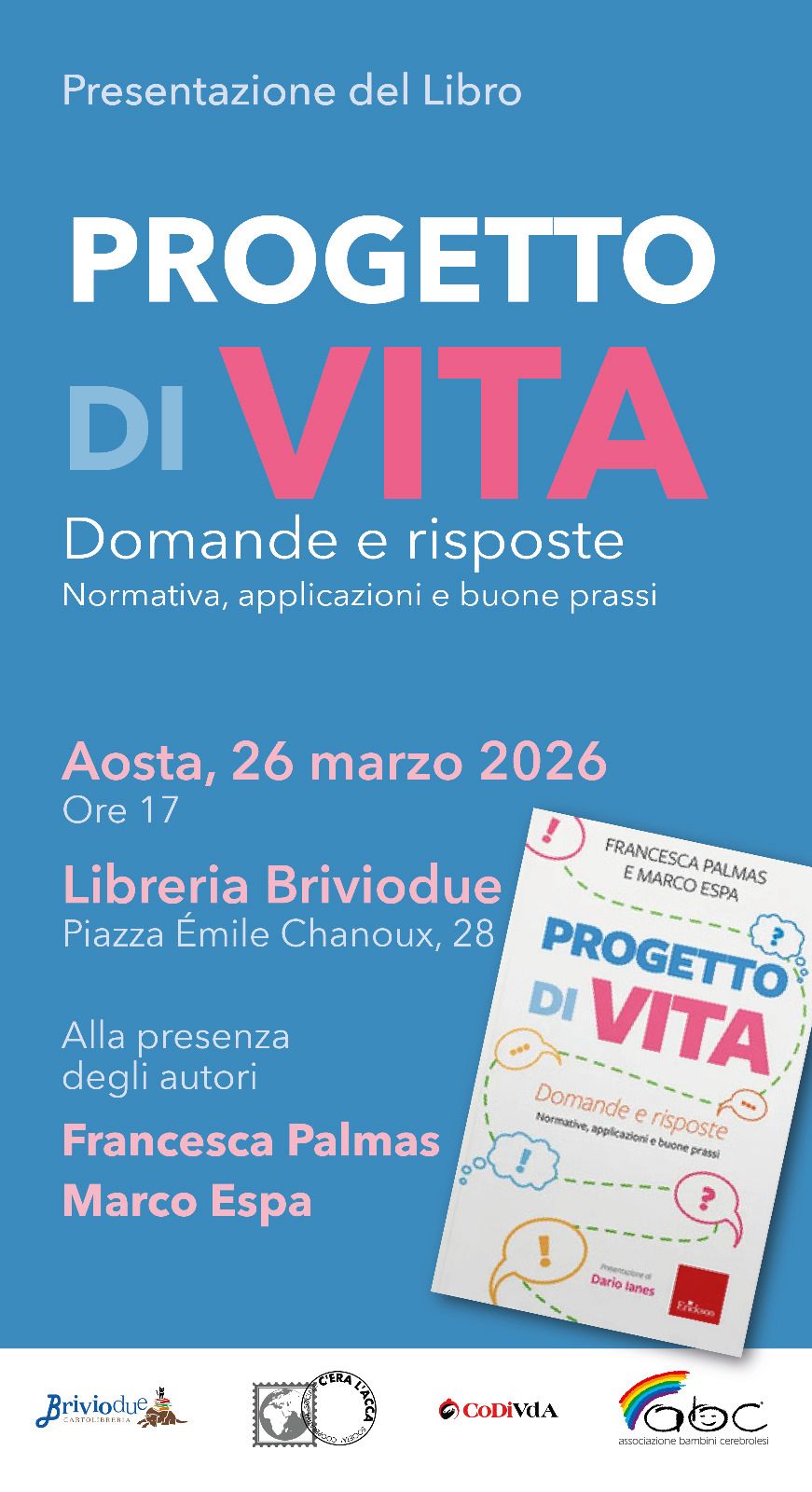 Riforma della disabilità: appuntamenti con gli autori di Progetto di Vita