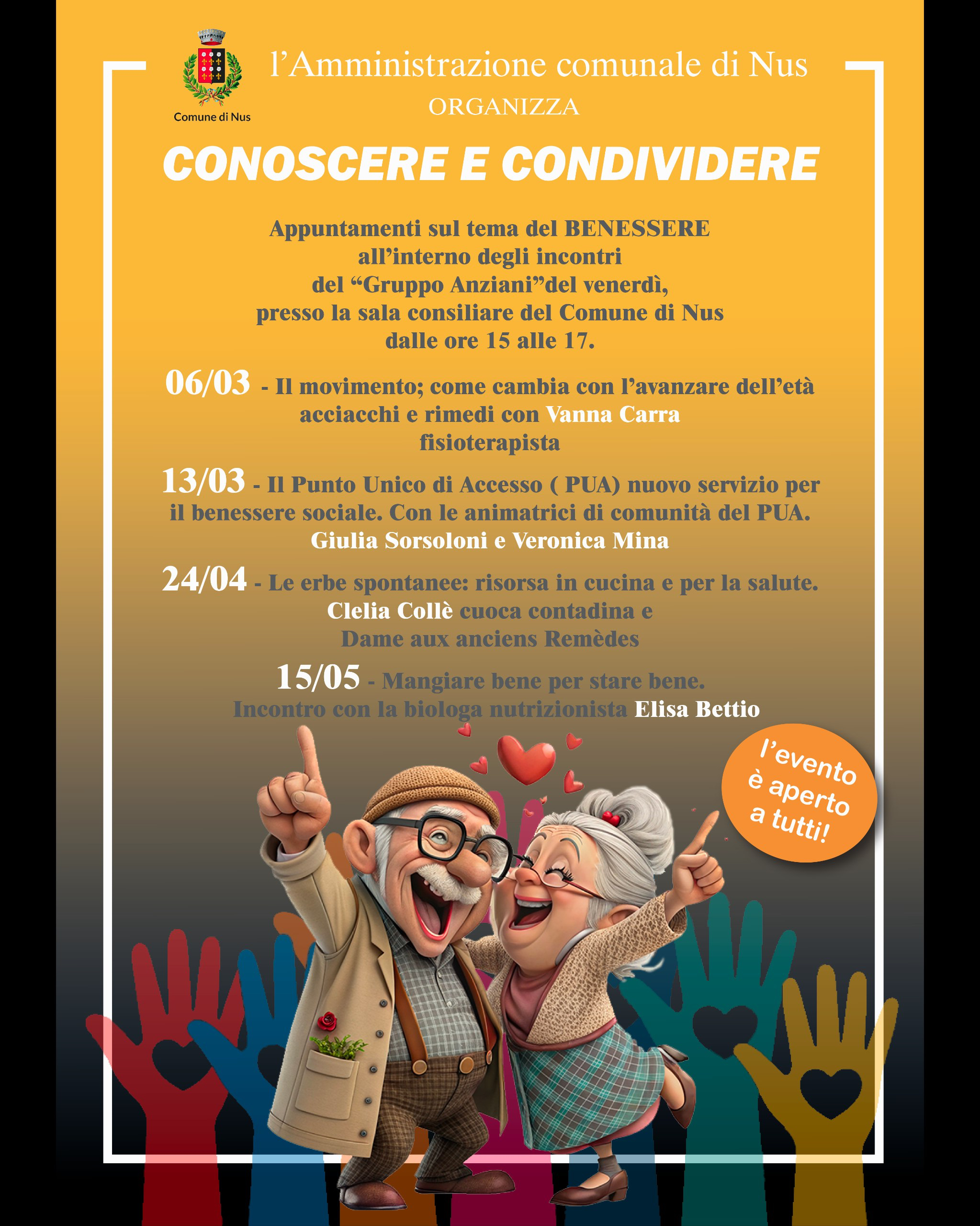 Locandina Conoscere e condividere