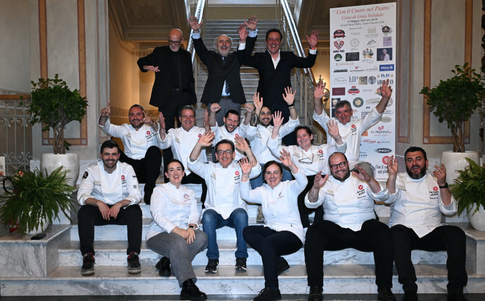 Con il cuore nel piatto: cena di gala solidale a Saint-Vincent