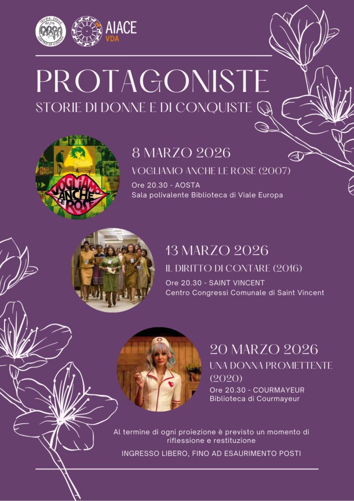 Locandina della rassegna Protagoniste