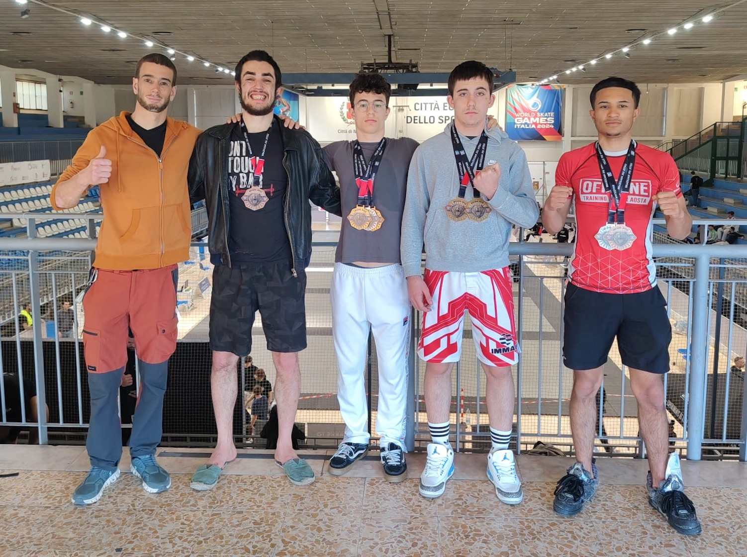 Team valdostano di Brazilian Jiu Jitsu a Novara