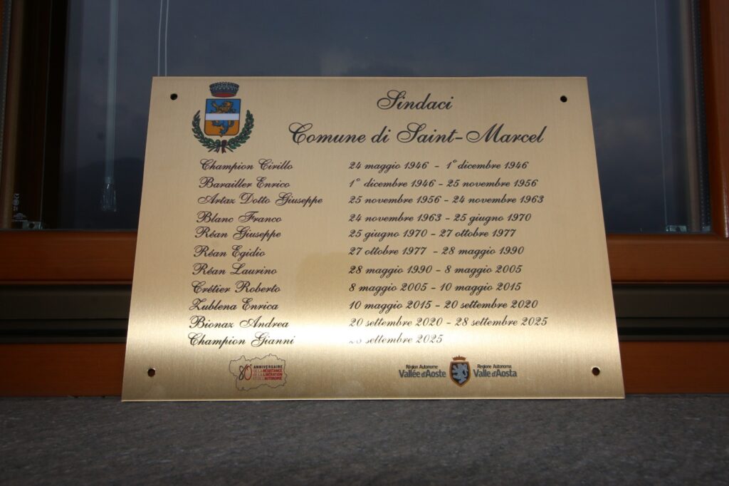 80° anniversario della ricostituzione del Comune di Saint-Marcel