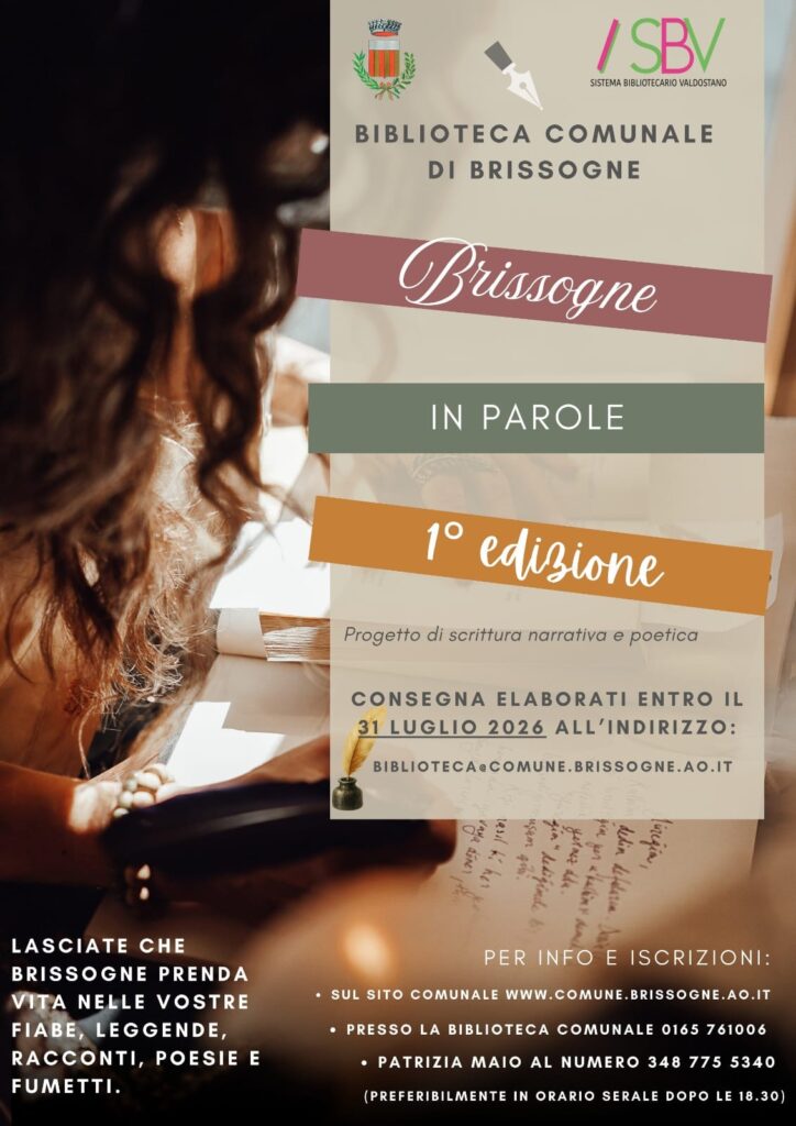 Locandine Brissogne in parole
