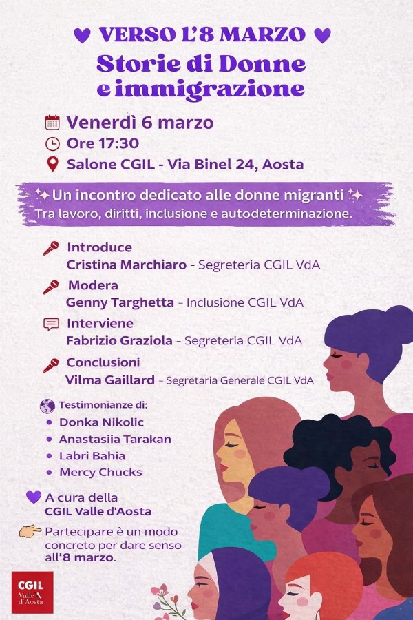 Locandina Verso L'8marzo Storie Di Donne E Immigrazione Def