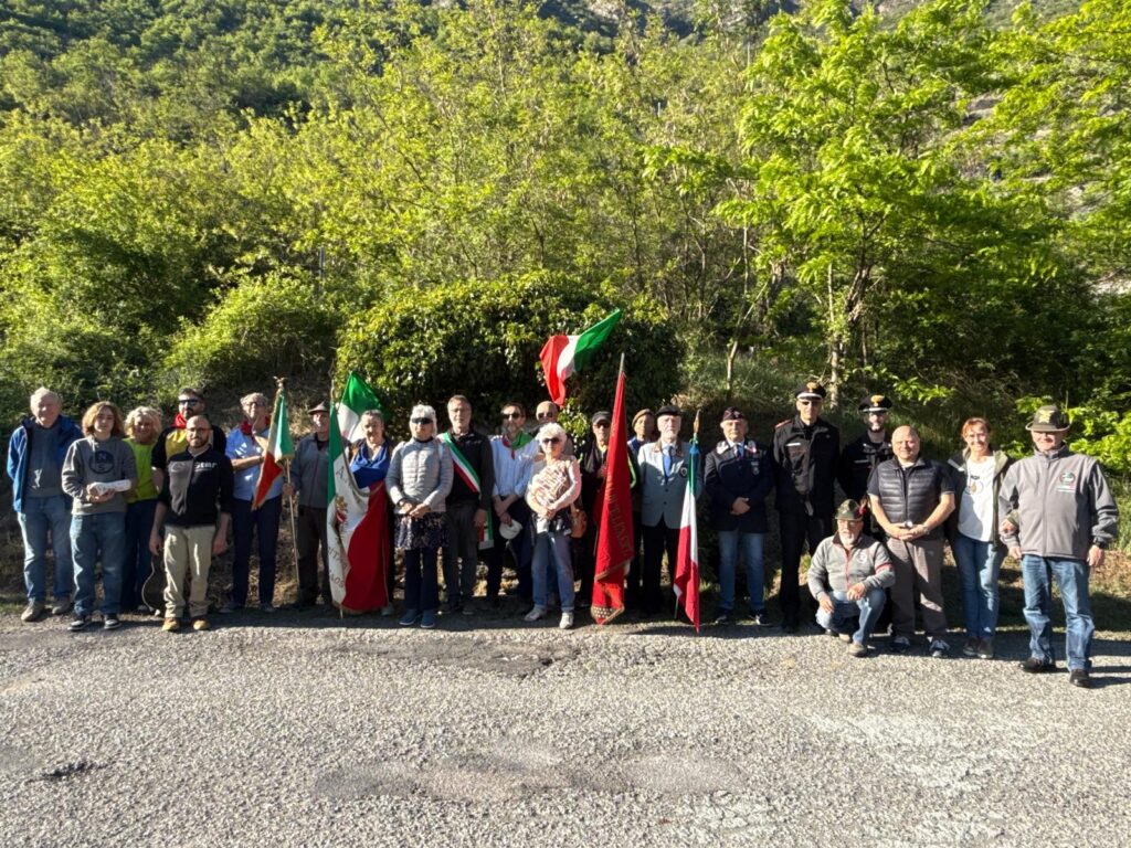 Commemorazione del partigiano Émile Lexert Milò a Châtillon