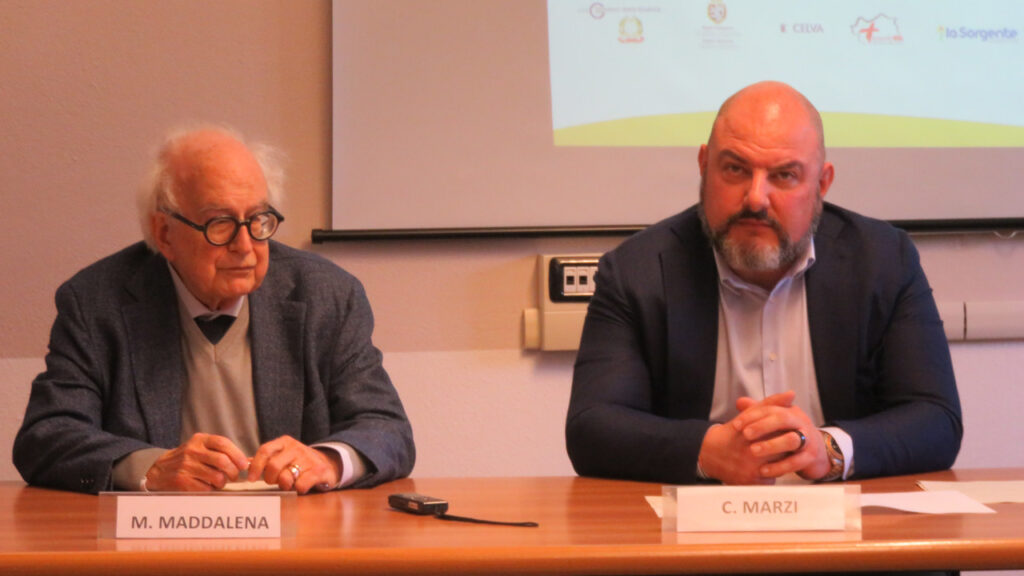 L'ex procuratore Marcello Maddalena e l'assessore regionale Carlo Marzi