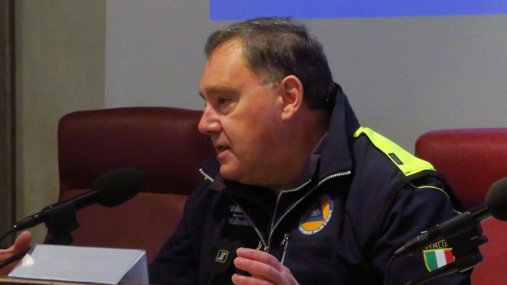 Giovanni Santo, dirigente della Protezione civile della Valle d'Aosta