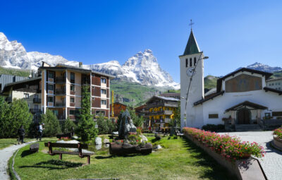 Cervino Ski Paradise, Breuil Cervinia (ao), Village During Summer Season. Photo Credit: Gianluca Gobbi