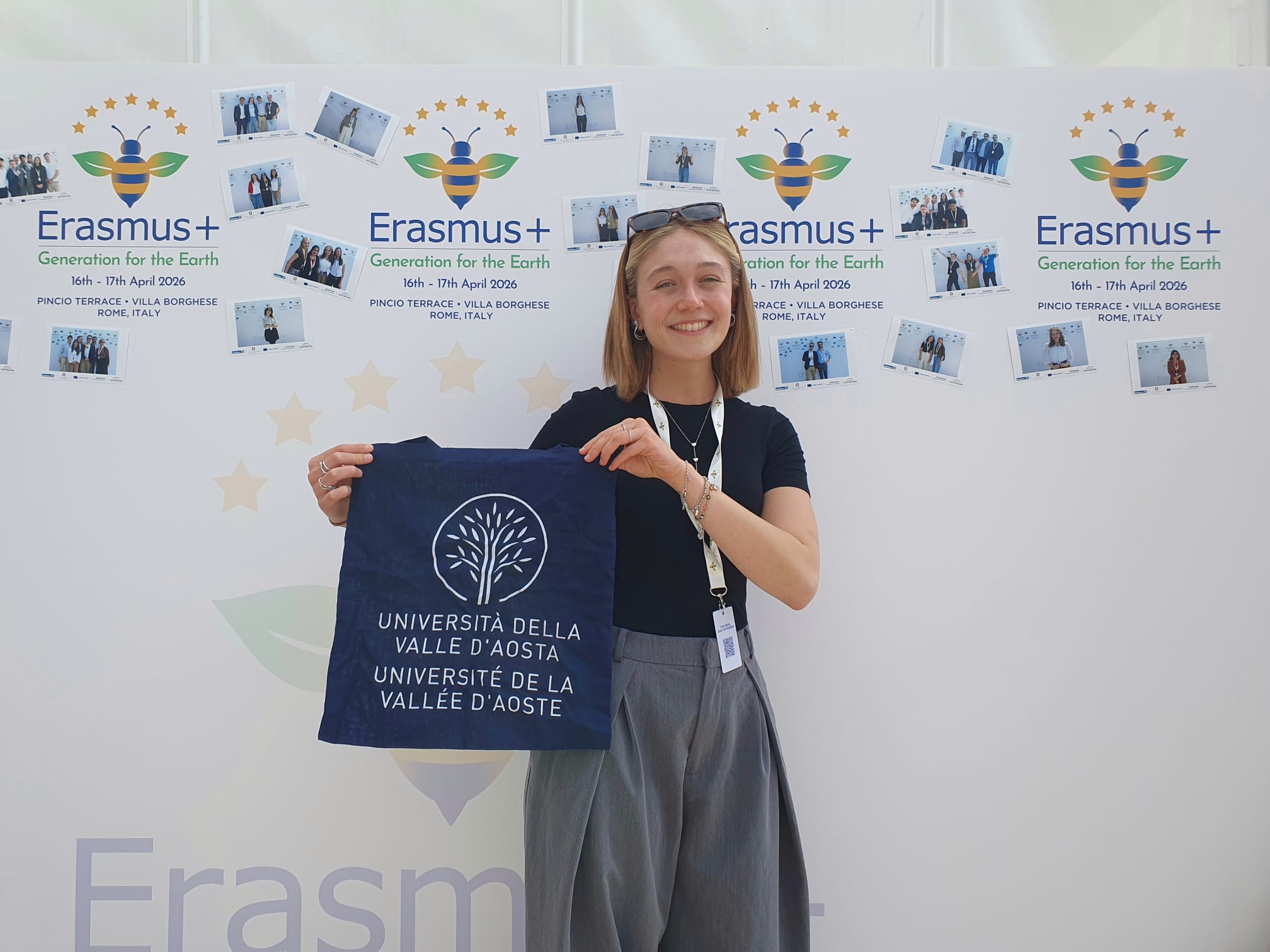 Elisabetta Anrò al The Erasmus+ Generation for the Earth