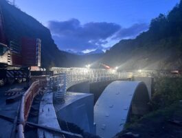 Chiusura della SR 47 di Cogne per smontaggio ponte Bailey