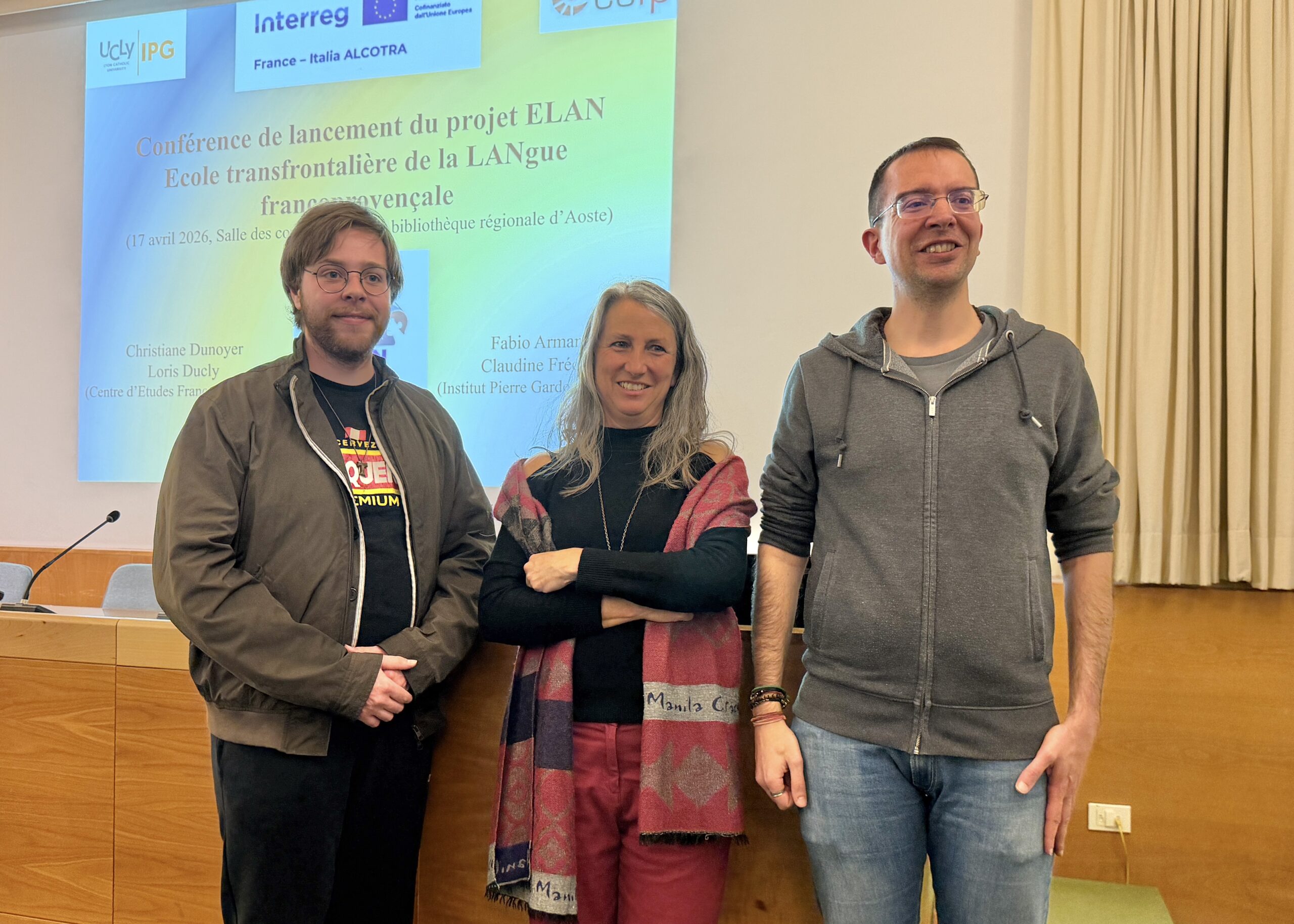 Conférence de lancement du microprojet Elan