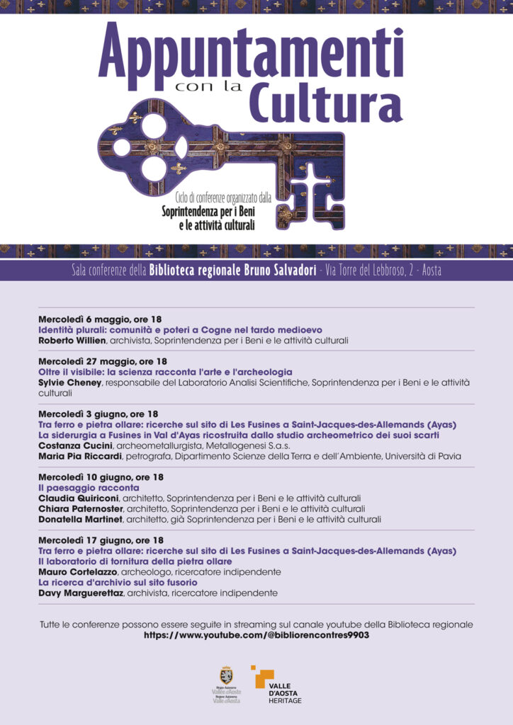 Locandina appuntamenti con la cultura programma maggio giugno 2026