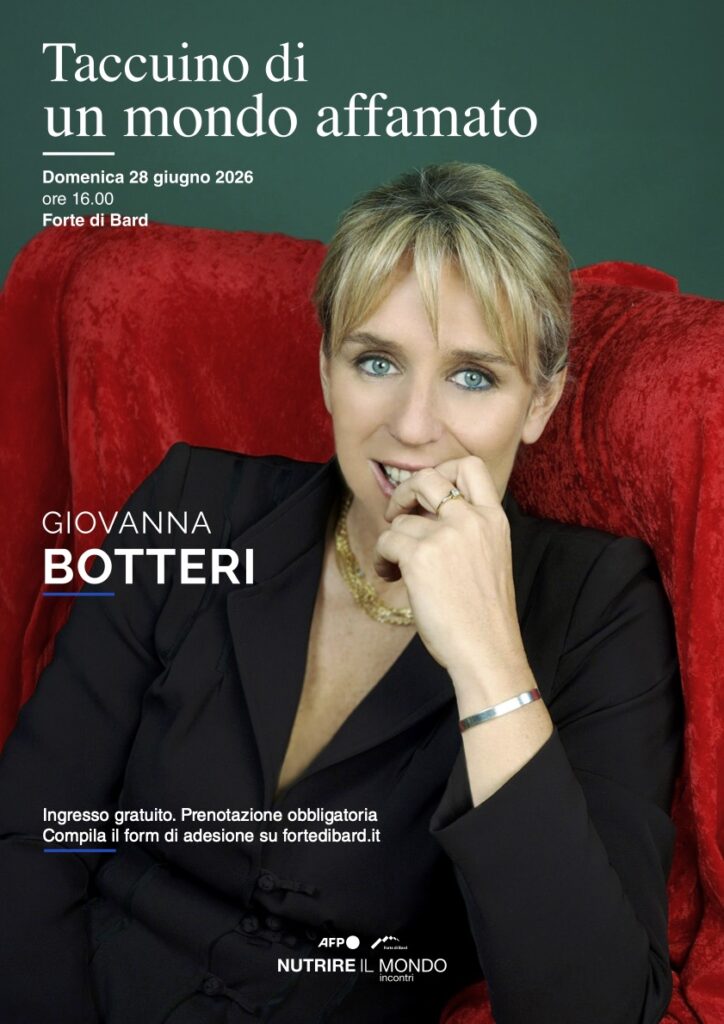 Locandina incontro con Giovanna Botteri