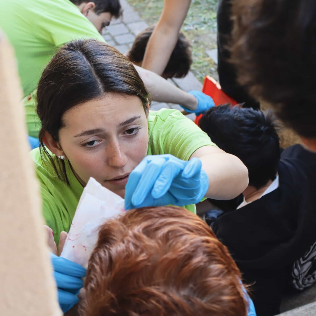 Olimpiadi di Primo Soccorso della Croce Rossa Italiana per Studenti Simulazione Berard