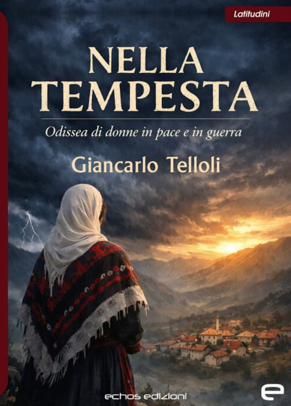 Giancarlo Telloli presenta il romanzo Nella tempesta Odissea di donne in pace e in guerra