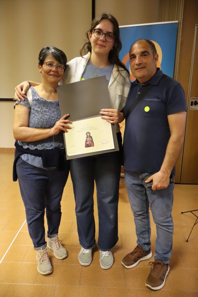 Silvia Guichardaz vincitrice della prima edizione con i genitori di Silvia Deiana