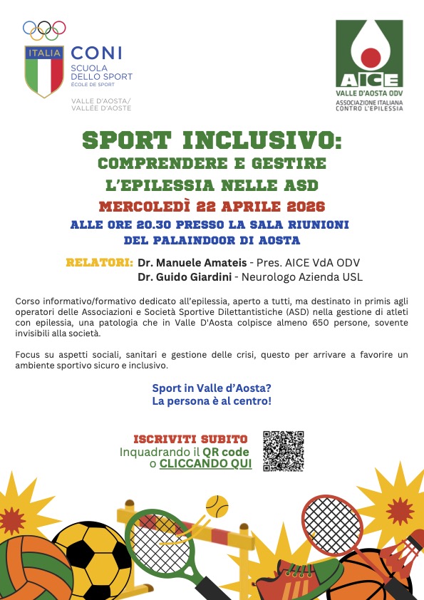 Locandina Sport Inclusivo Aice