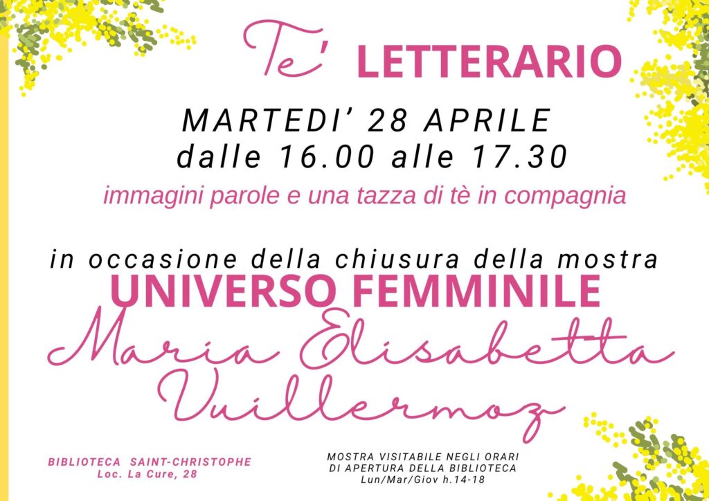 Locandina Tè letterario