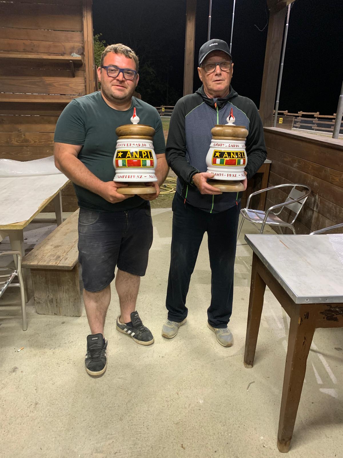 Pierin e Vaser conquistano il Trofeo Anpi di palet a Champdepraz