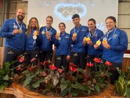 Gli atleti olimpici dell\'Esercito incontrano Aosta
