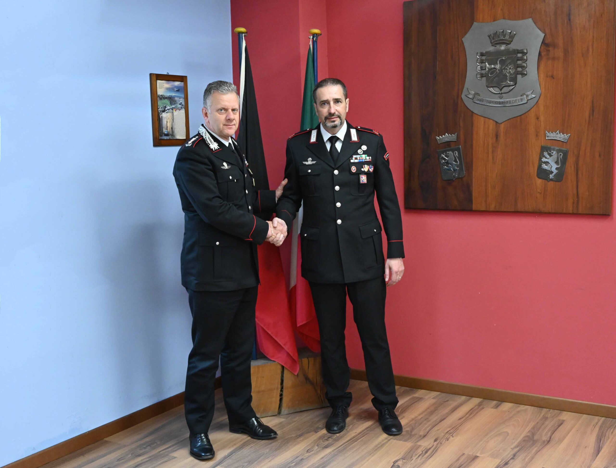 Roberto Nossein comandante della Stazione Carabinieri di Aosta