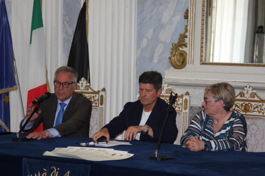 La Nazionale di wheelchair curling festeggiata ad Aosta