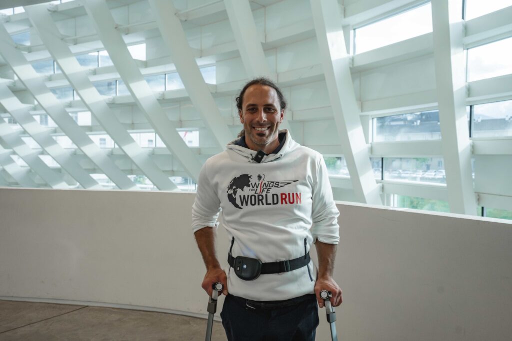 Michel Roccati, ambassador della Wings for Life World Run