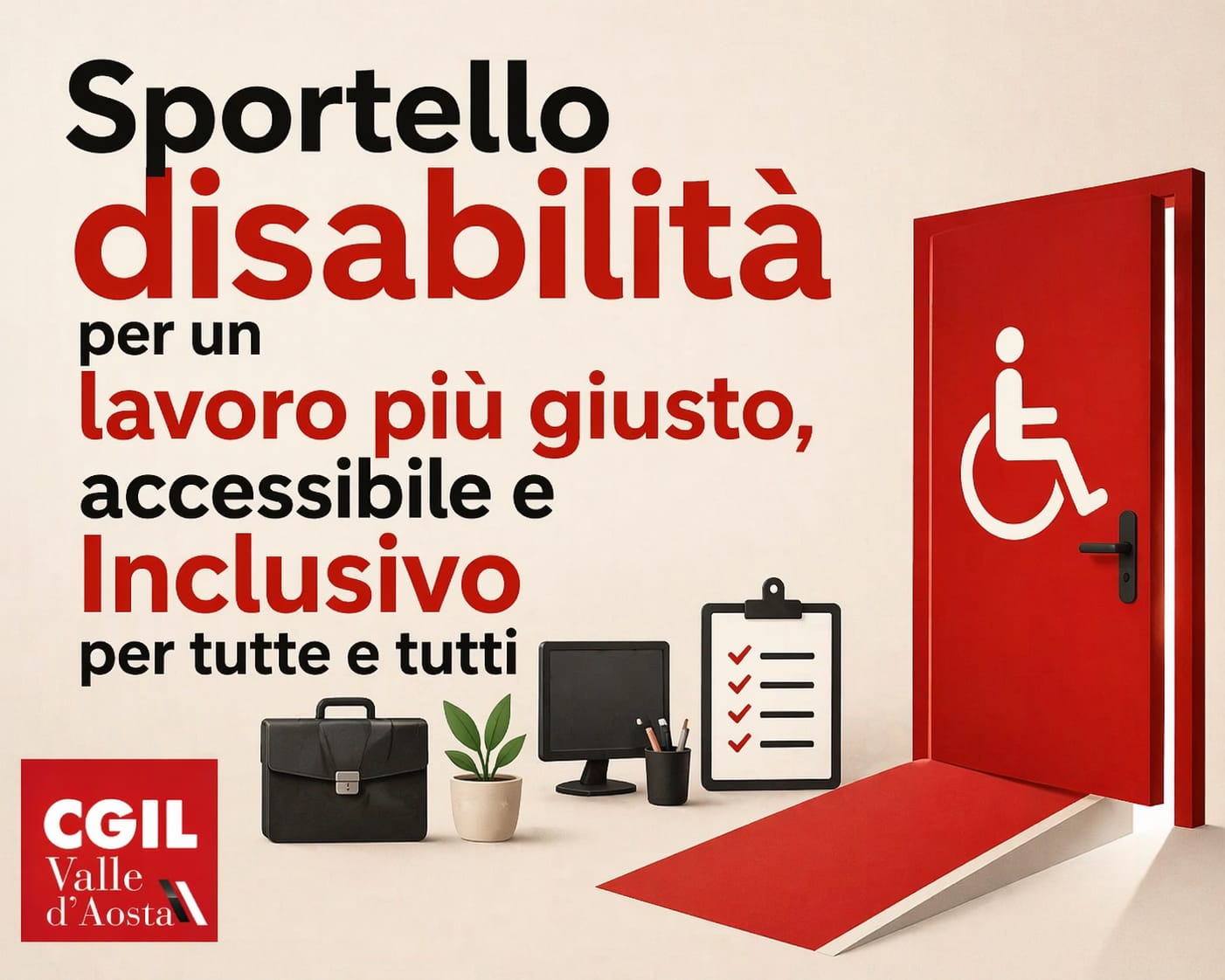 Sportello disabilità per la tutela dei lavoratori di Cgil