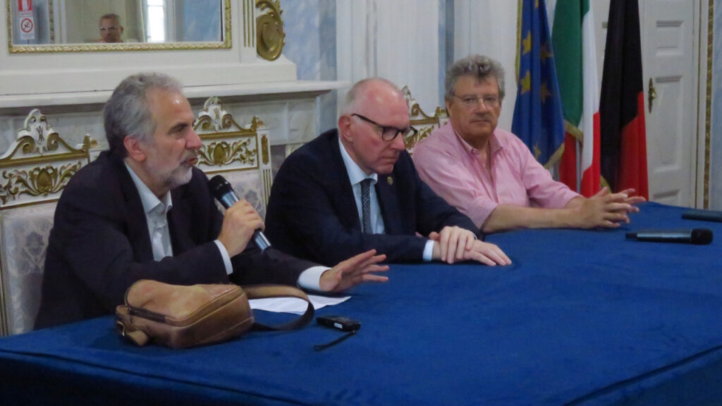 Fabio Fabiani, Renzo Testolin ed Aurelio Marguerettaz
