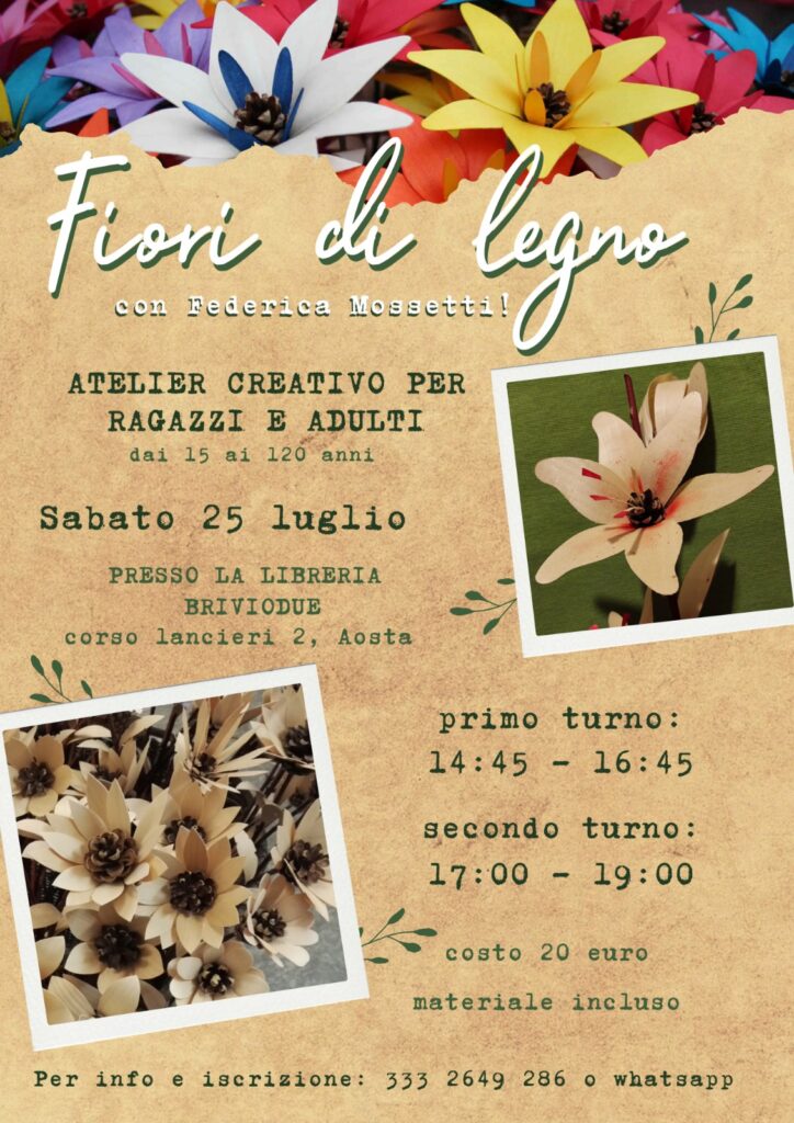 25 Luglio Fiori Di Legno Mossetti Federica