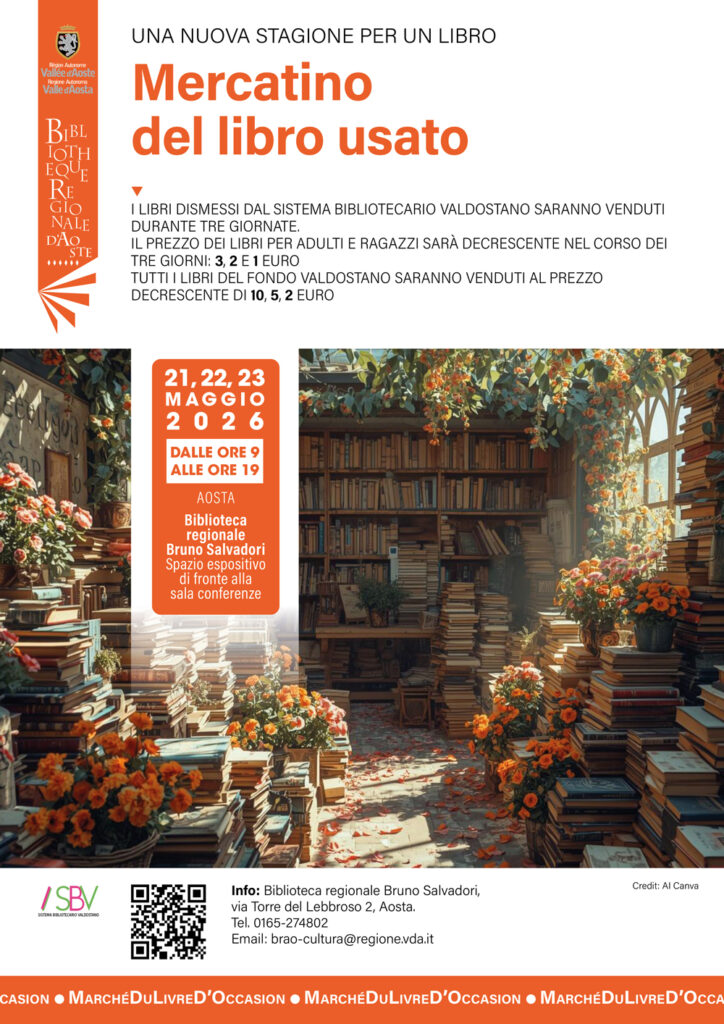 Locandina Mercatino libro usato 2026