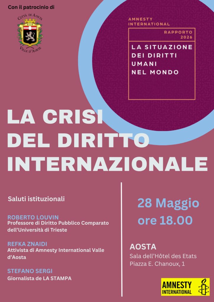 Locandina La crisi del diritto internazionale
