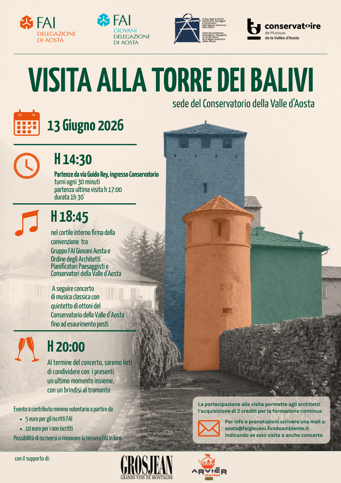 Visita alla Torre dei Balivi con Fai Giovani