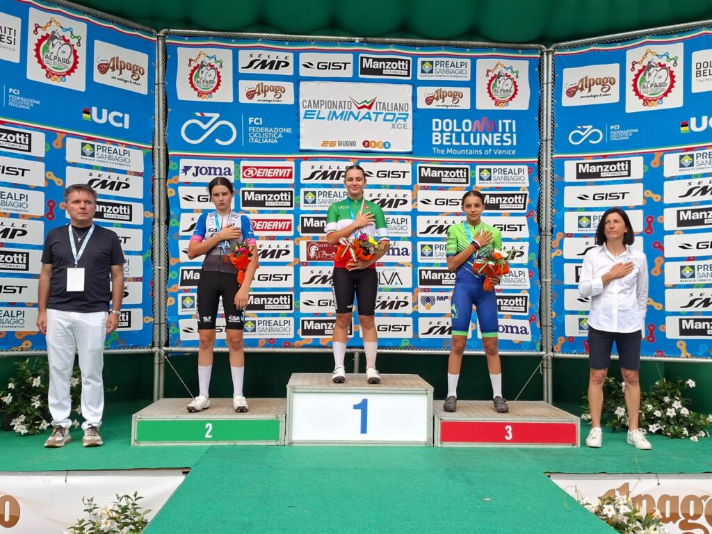 Gaia Tormena sul podio del campionato italiano Xc Eliminator