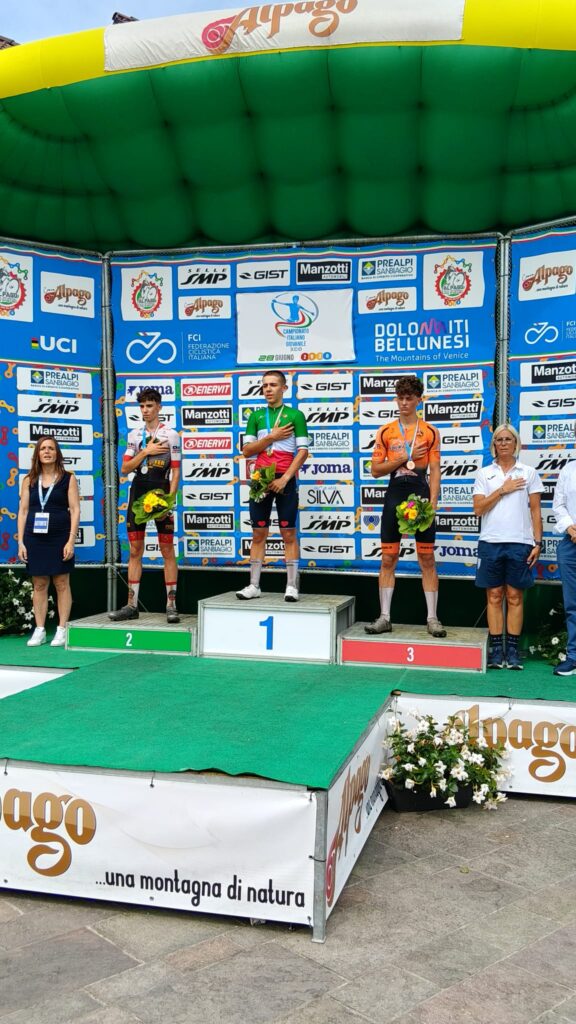 Podio dei Campionati italiani Xco giovanili 2026