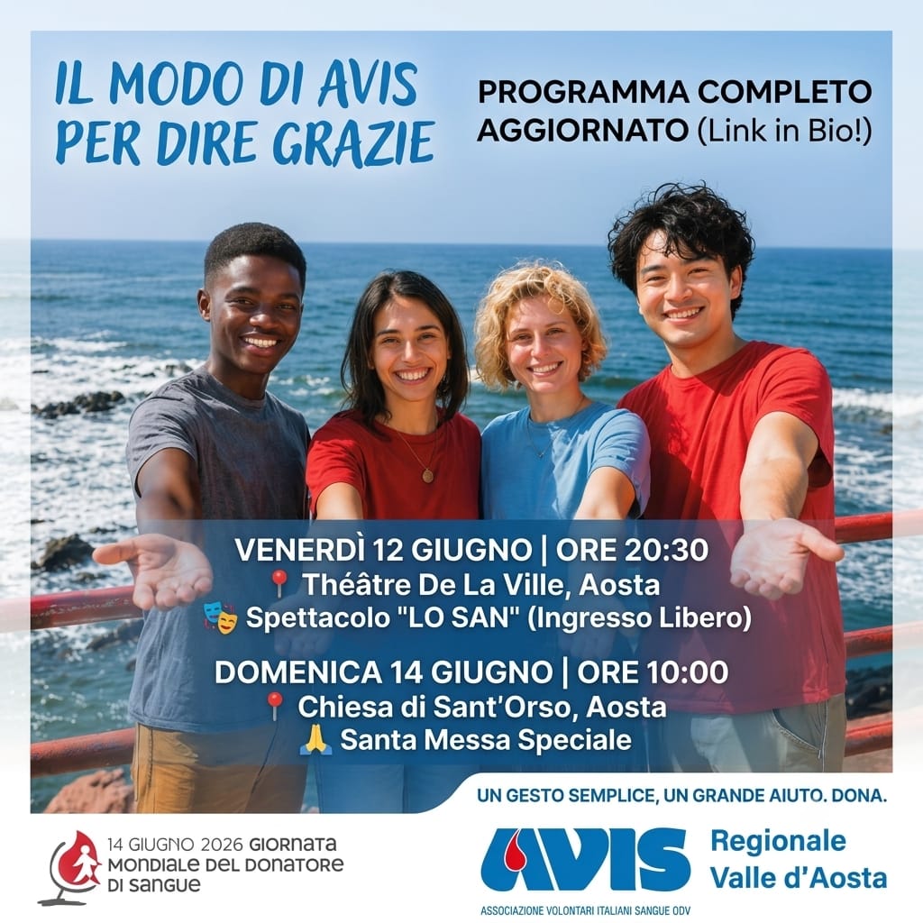 Locandina giornata mondiale del donatore di sangue
