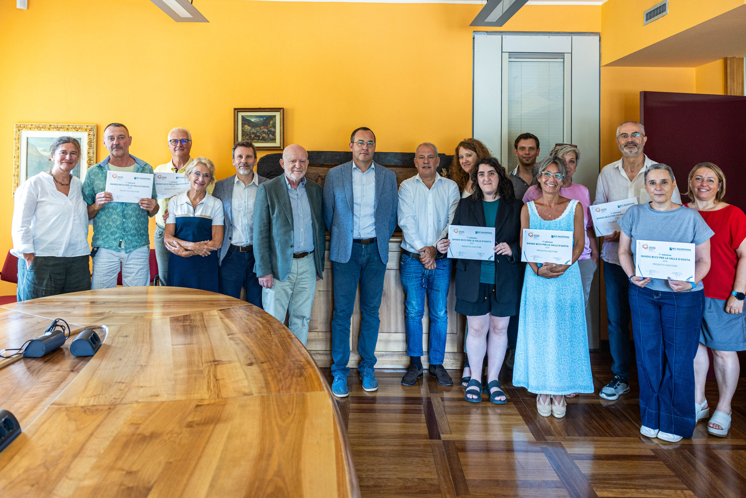 I progetti vincitori della prima edizione del bando Bcc per la Valle d’Aosta