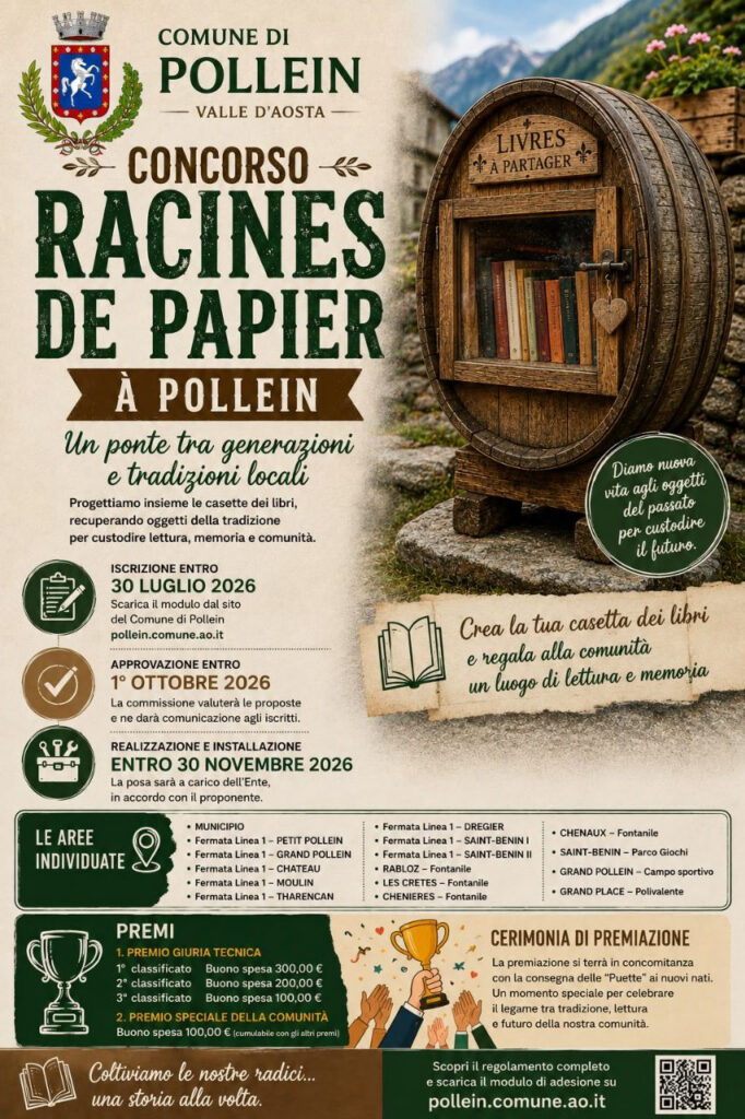 Locandina del concorso Racines de papier