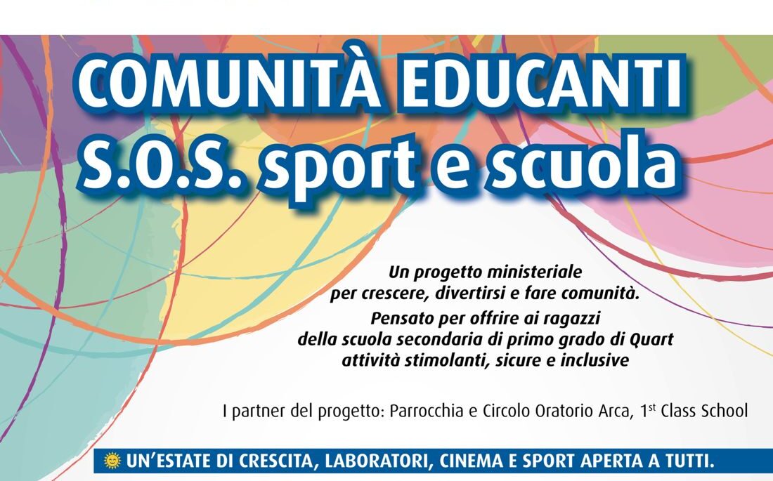 Quart: al via il progetto SOS sport e scuola