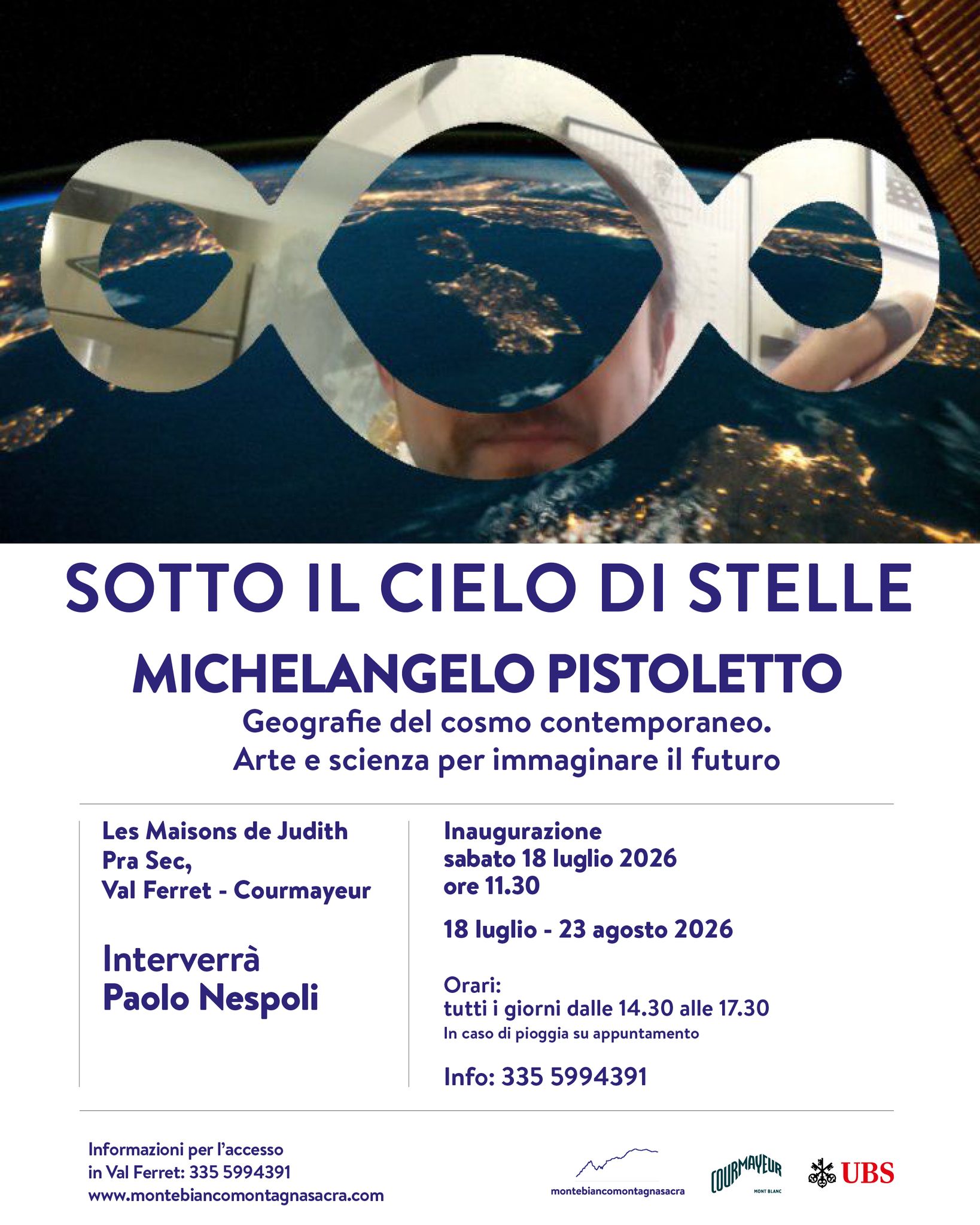 Michelangelo Pistoletto in mostra a Courmayeur