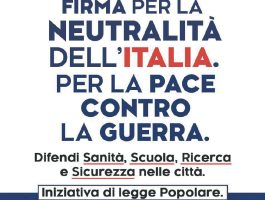 Democrazia sovrana popolare raccoglie firme per la neutralità