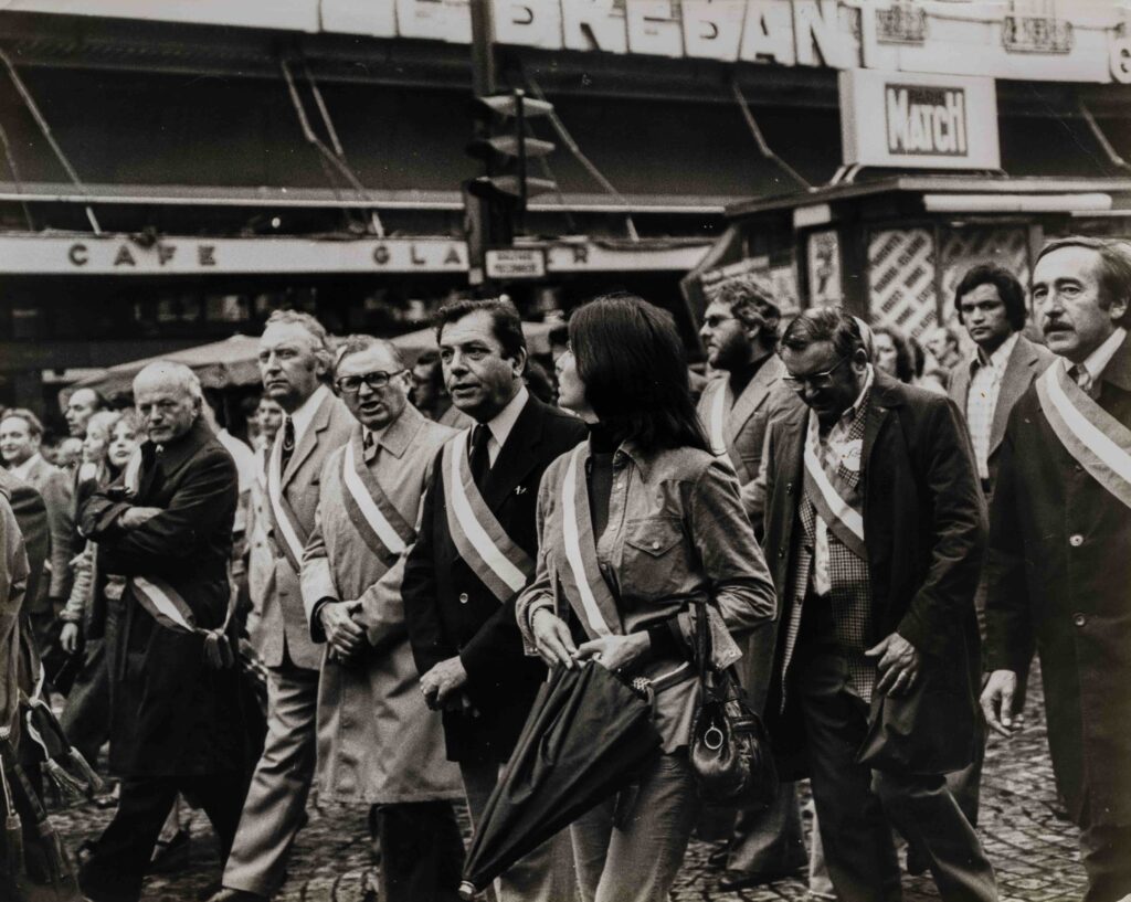 F.do M. Dondero Vintage 0080 1manifestazionesindaciuniondelagauche Parigi1976