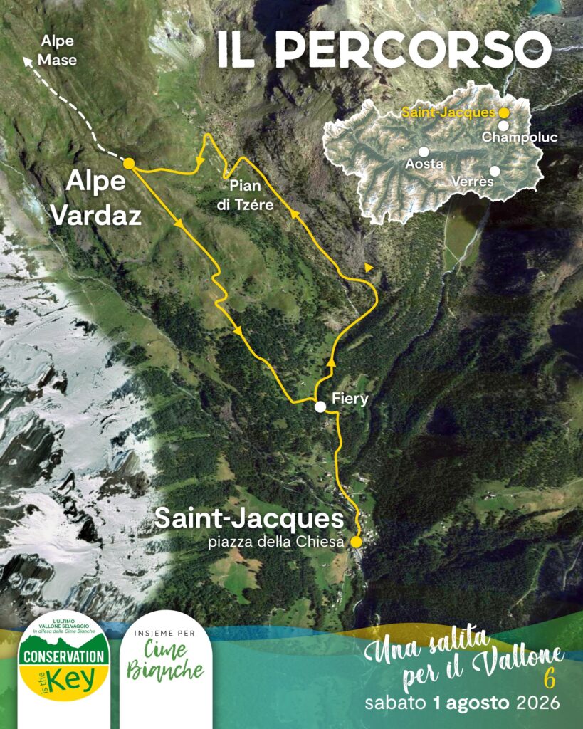 Locandina Salita al Vallone delle Cime Bianche 2026