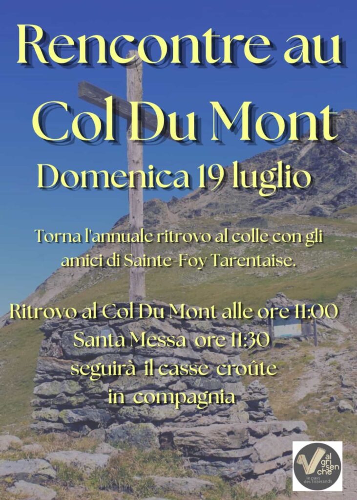 Locandina Rencontre Au Col Du Mont 2026