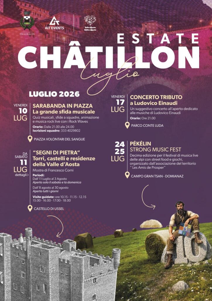 Locandina estate Châtillon 2026
