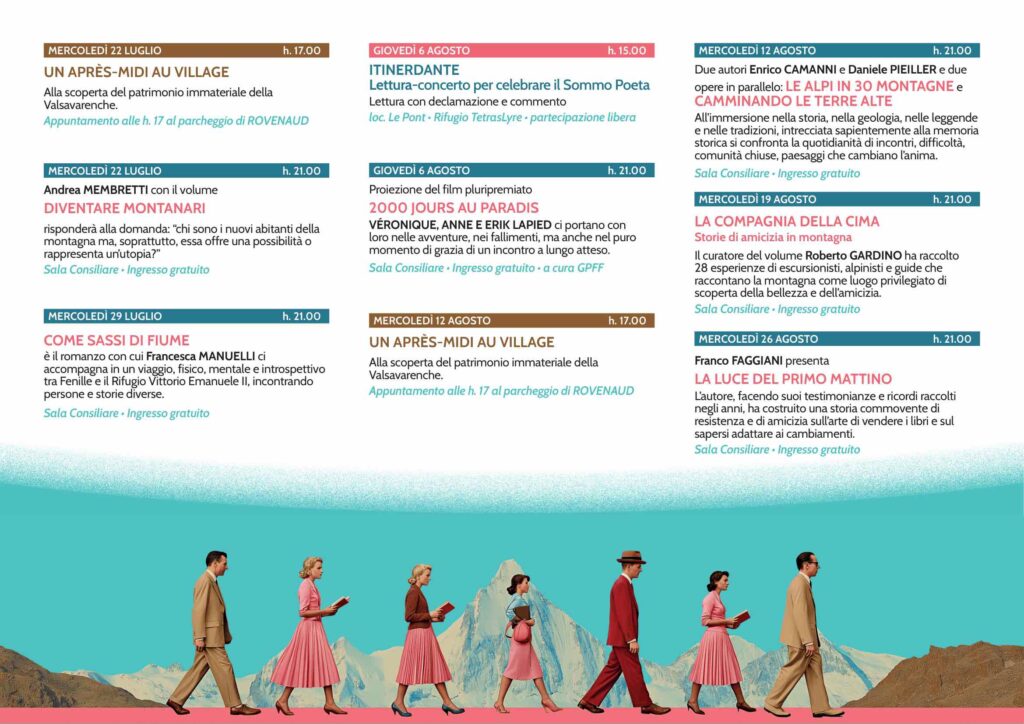 Locandina Montagne aux livres