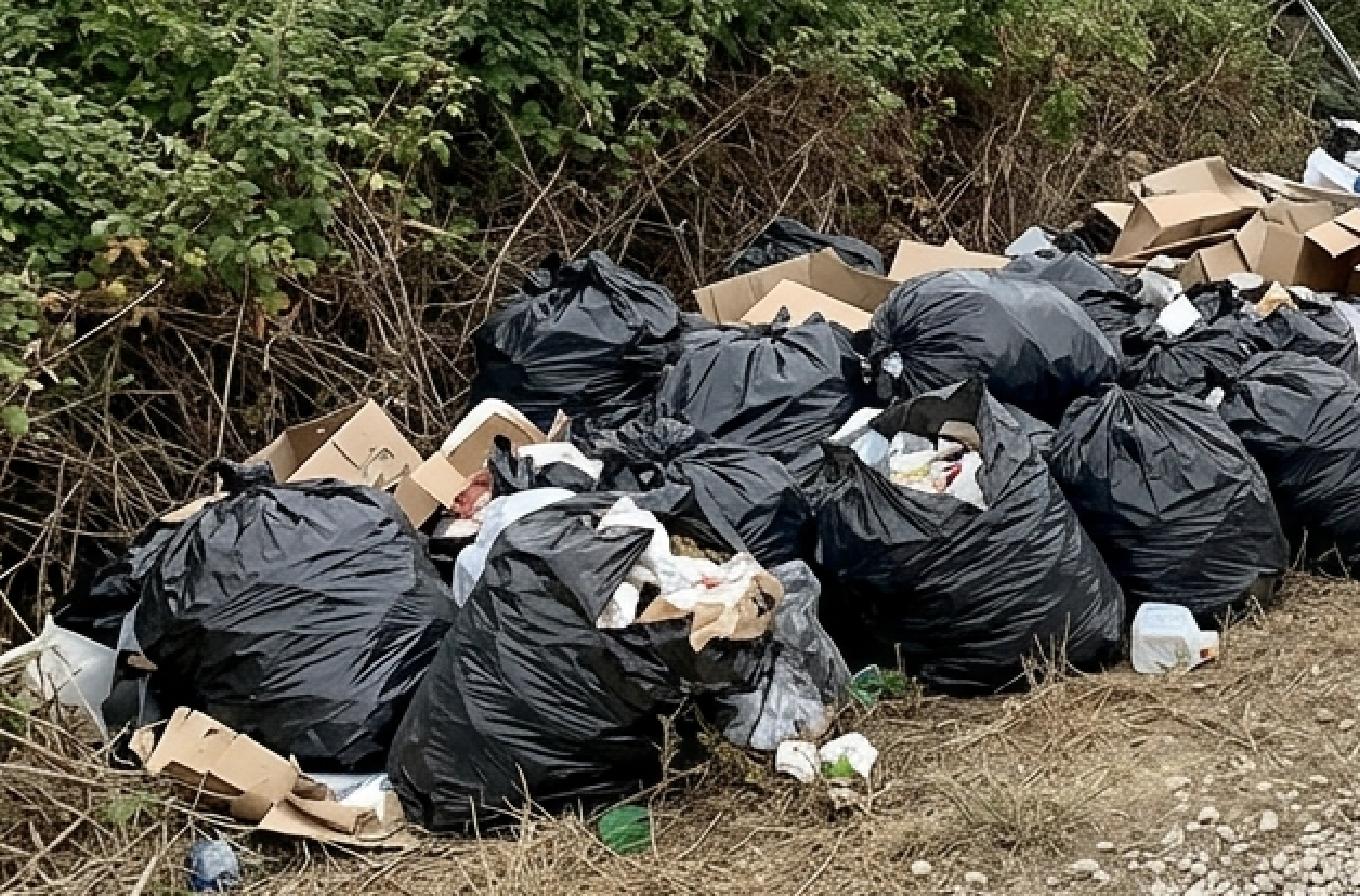 Abbandono illecito di rifiuti: 1.000 euro di sanzione a Courmayeur