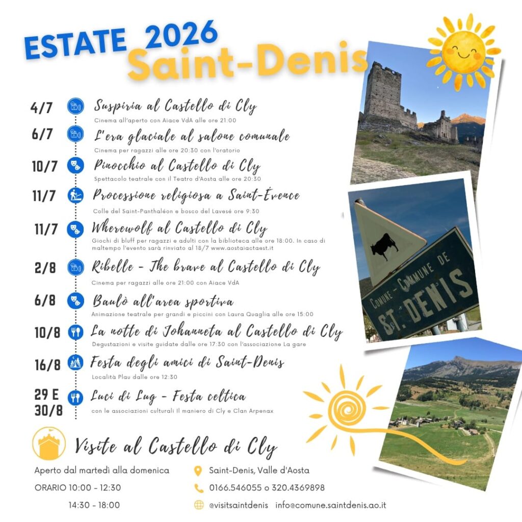 Locandina eventi Saint-Denis estate 2026