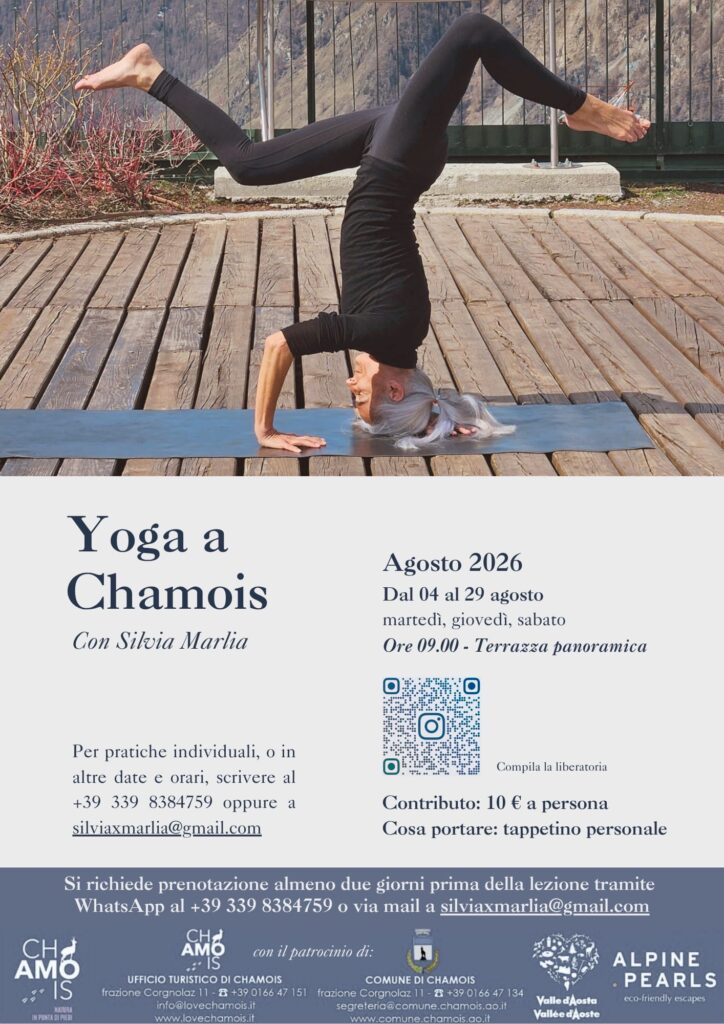Locandina lezioni di yoga